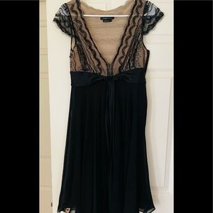 Vintage beaded illusion dress